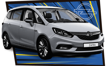 Rent Opel Zafira 